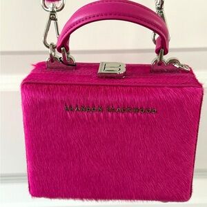 Brandon Blackwood Vibrant Pink Mini Box Bag